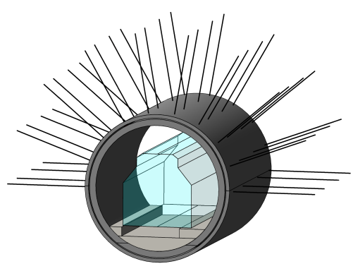 Tunnel Innenausbau